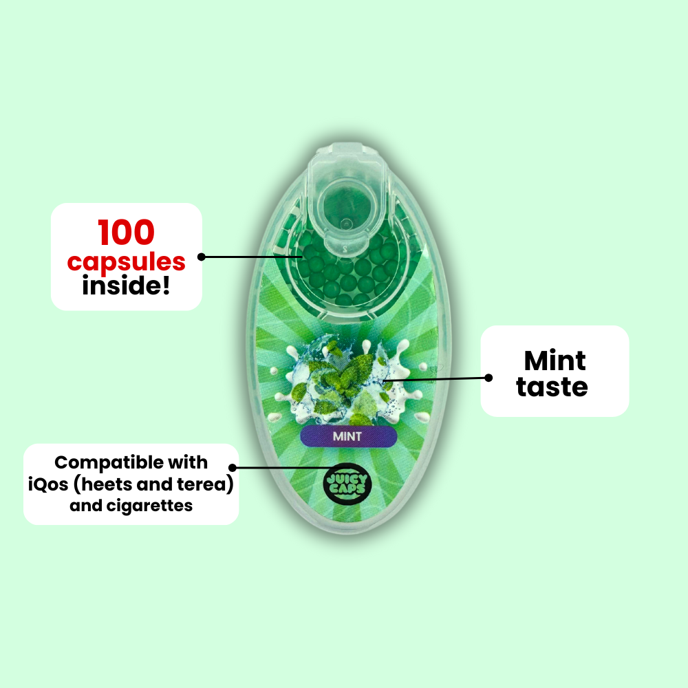 Juicy Caps - Mint Flavor (100 Capsule)